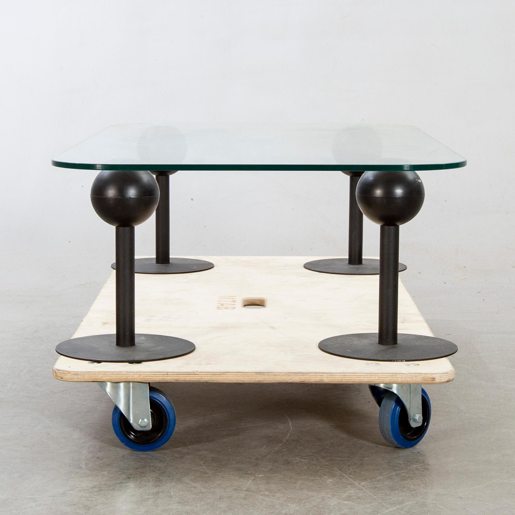 Philippe Starck, "Pepper Young" coffee table by Philippe Starck for Disform 1980's.