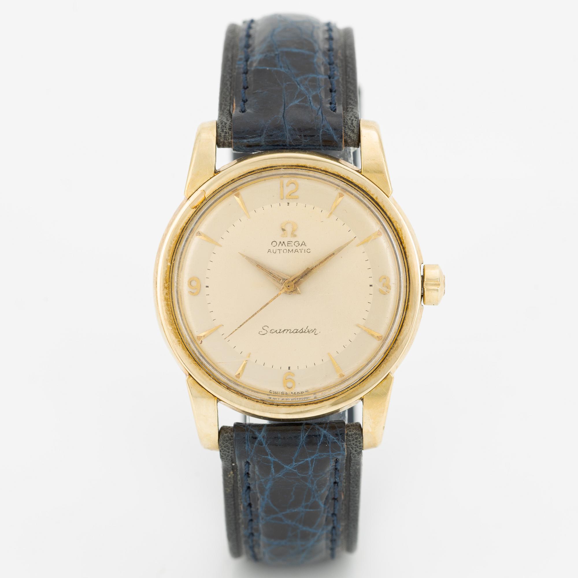 Omega, Seamaster, armbandsur, 34 mm.