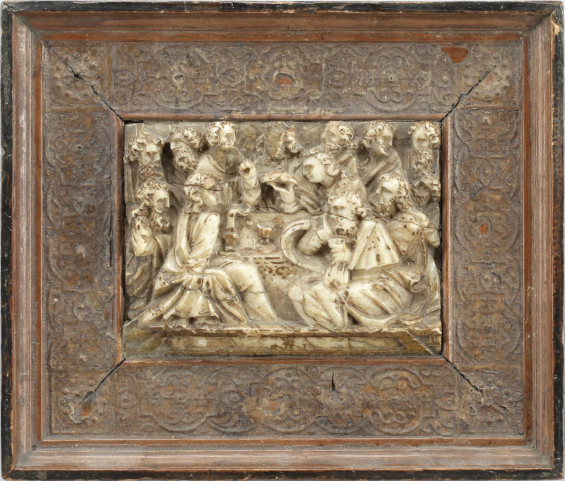RELIEF, alabaster, 1600/1700-tal.