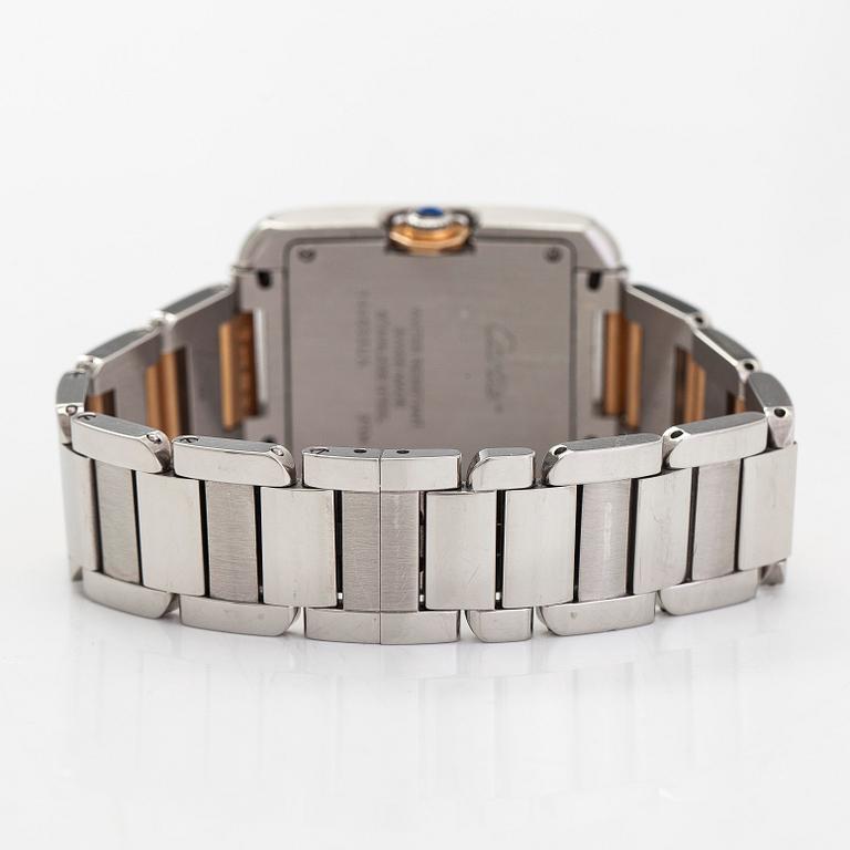 Cartier, Tank Anglaise, wristwatch, 26 x 34 mm.