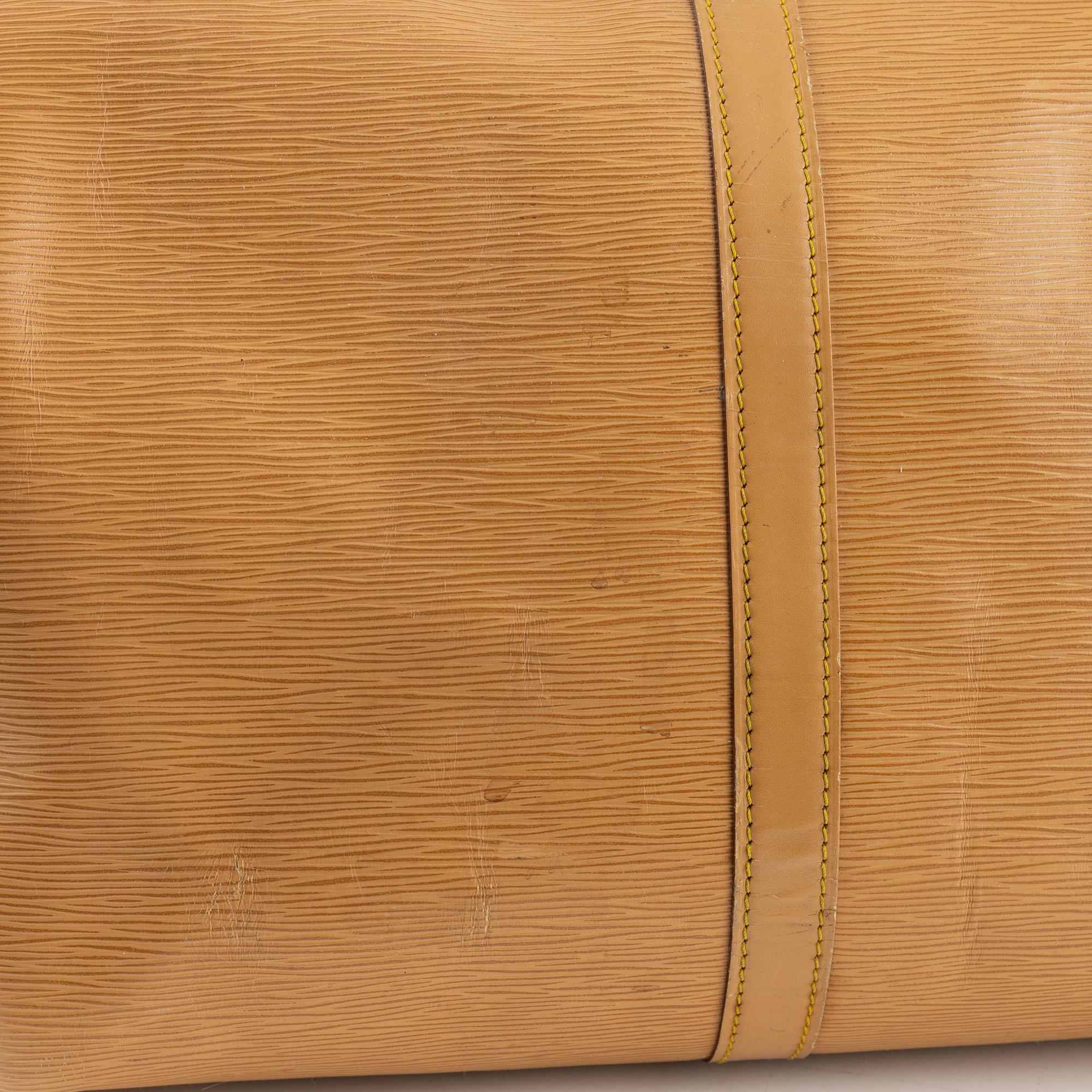 Louis Vuitton, weekendbag "Keepall Epi 50", 1988.