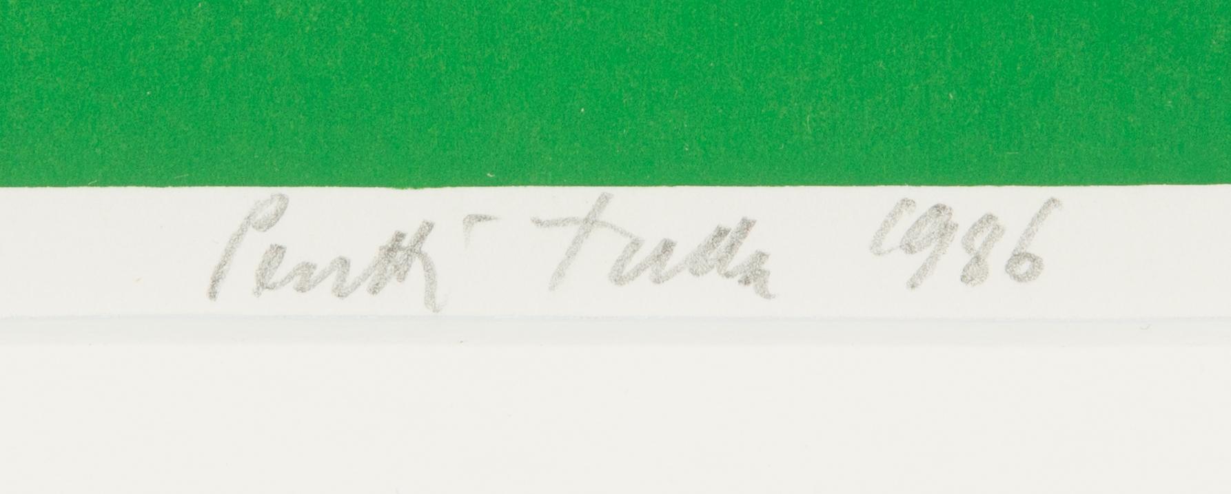 Pentti Tulla, serigrafi, signerad och daterad 1986, numrerad 2/50.