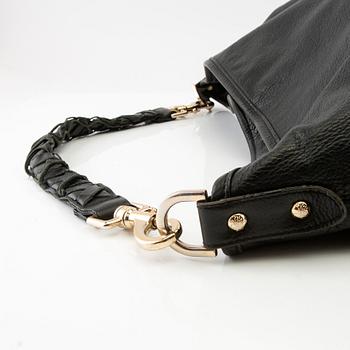 Mulberry, a black leather 'Effie' handbag.