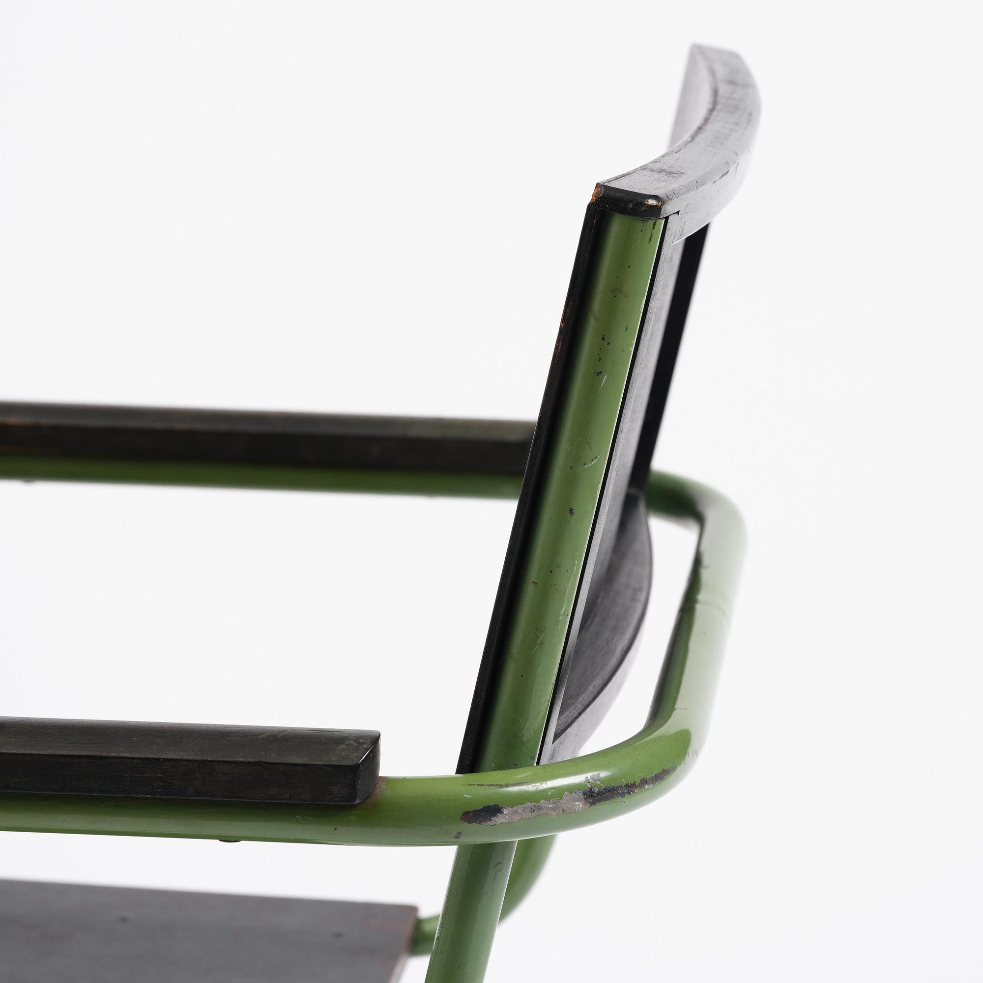 Bröderna Sandbergs Jernmöbelfabrik, armchair, Sandviken, 1930s-40s.