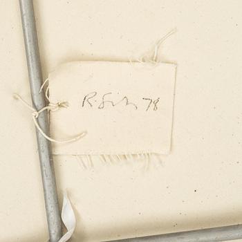 Richard Smith, oil on canvas, 7 parts, signed and dated -79 on label verso.