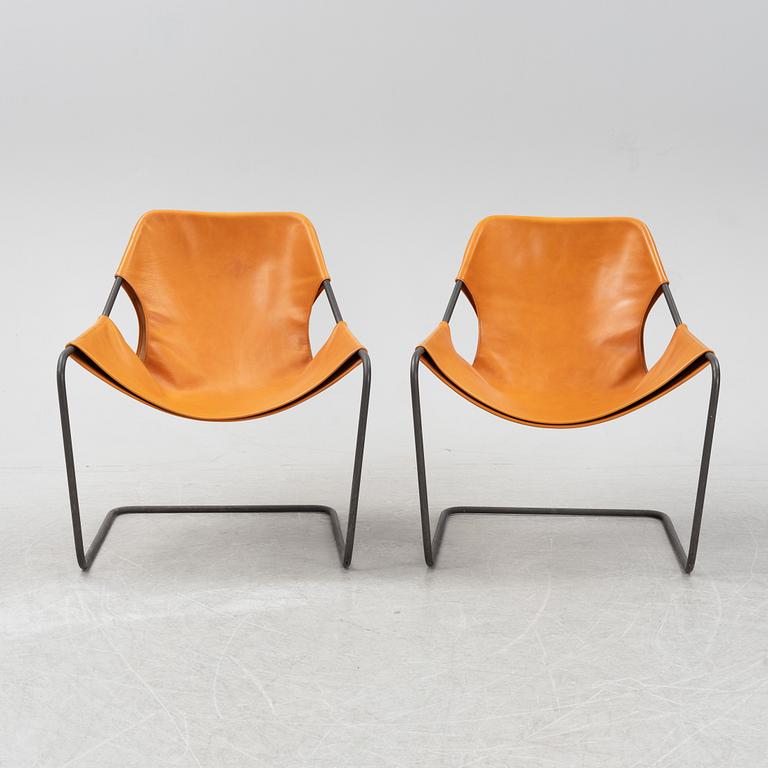 Paulo Mendes de Rocha, a pair of 'Palistano' easy chairs, Objekto, France.