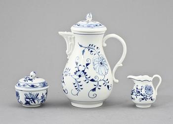 SERVISDELAR, 12 st, porslin, Meissen.