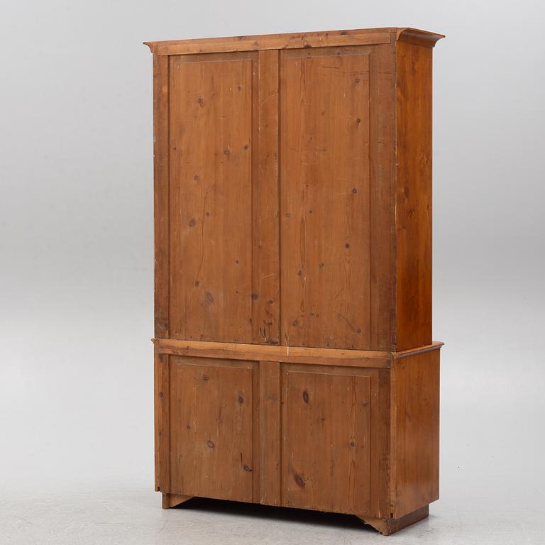 A bookcase, circa 1900.