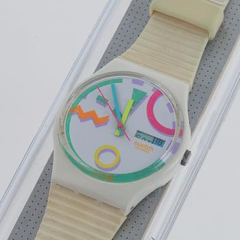 Swatch, Tutti, wristwatch, 34 mm.