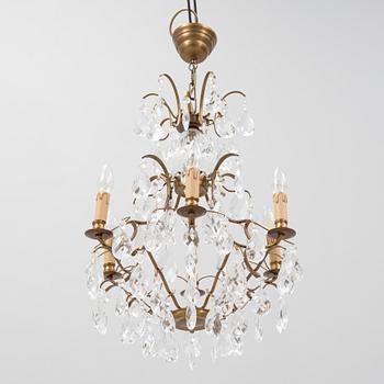 Ljuskrona, rokokostil, 1900-talets andra hälft.