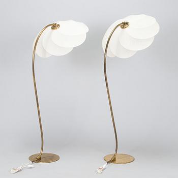 A pair of 1950s '2115' floor lamps for Valinte.