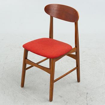 A set of four chairs, 1950's/60's.