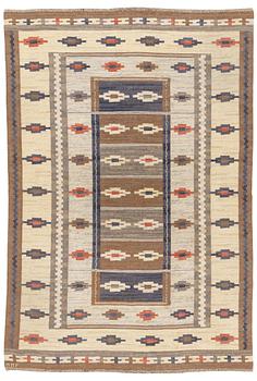 Märta Måås-Fjetterström, a carpet, "Ljusa mattan", flat weave, ca 300 x 205 cm, signed MMF.