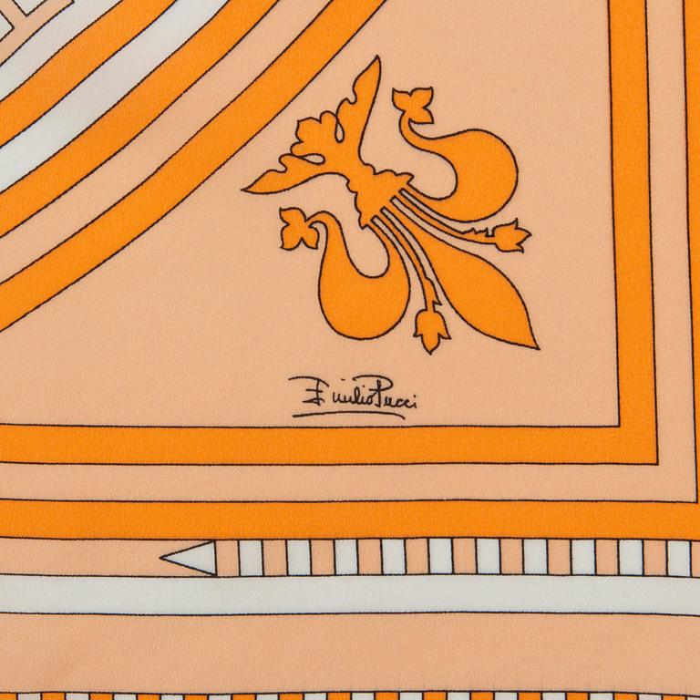 EMILIO PUCCI, a silk scarf.