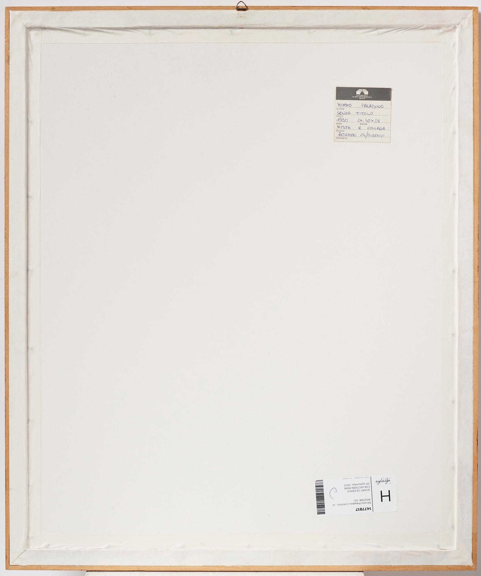 Mimmo Paladino, Utan titel.