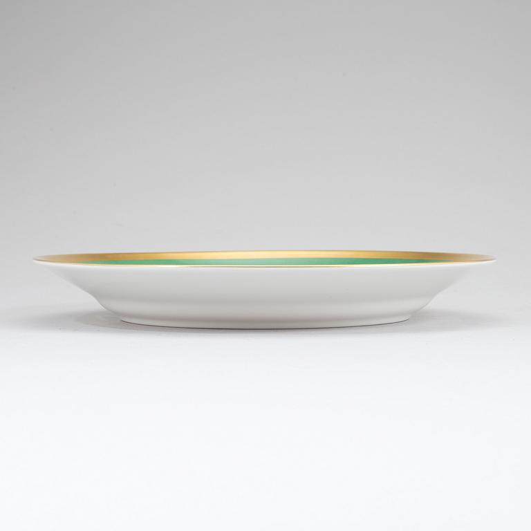 KARIN BJÖRQUIST, plates, (14 [12+2]), bone china, "Nobel Jubilee 1991"+"Nobel", Rörstrand/Gustavsberg.