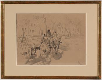 ACKE ÅSLUND, lithograph, signed in pencil and dated 1924.