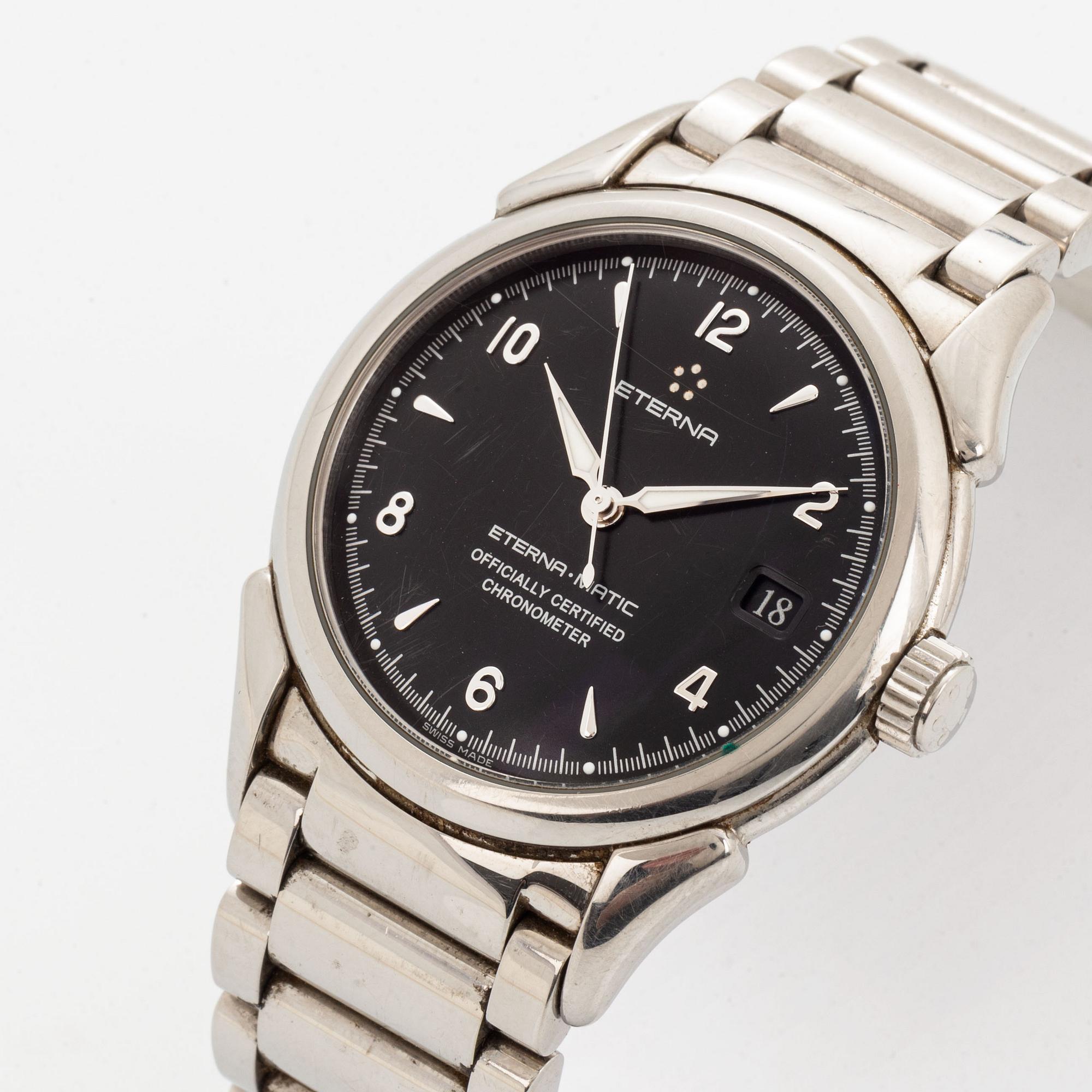 Eterna Matic Eterna 1948 Chronometer wristwatch 36 5 mm. Bukowskis