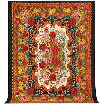 A besarabian Kilim/ rose Kilim, c. 270 x 207 cm.