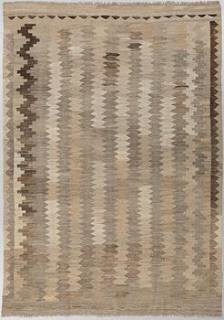 A CARPET, Kilim 250 x 175 cm.