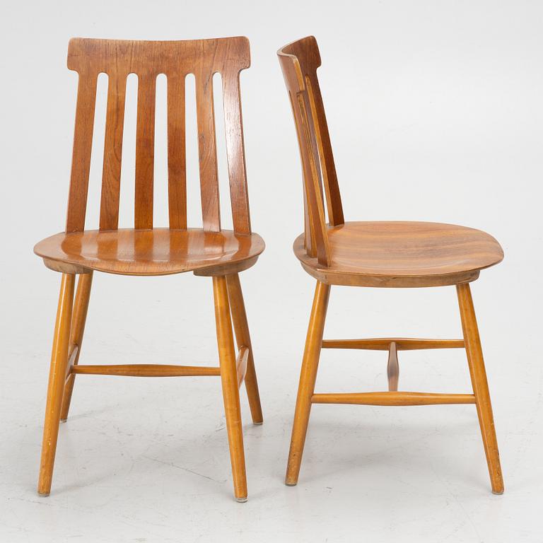 Jan Hallberg, five 'Tallåsen' chairs, Edsbyverken, 1960s.
