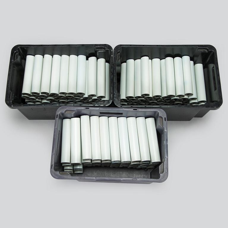 Alvar Aalto, Circa 140 ceramic tile bars manufactured by Arabia mid 1950s.