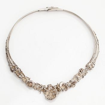 Regine Juhls, collier, silver, Norge.
