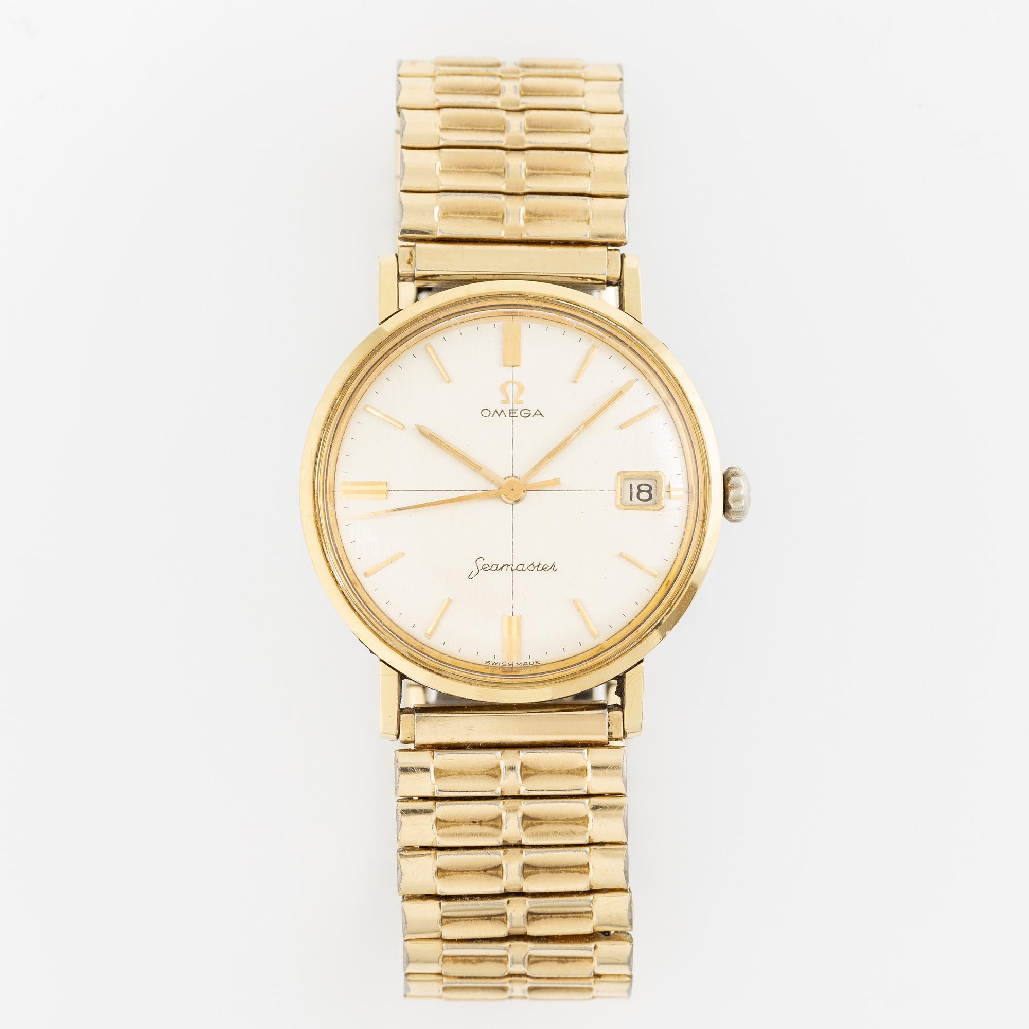 Omega, Seamaster, armbandsur, 34 mm.