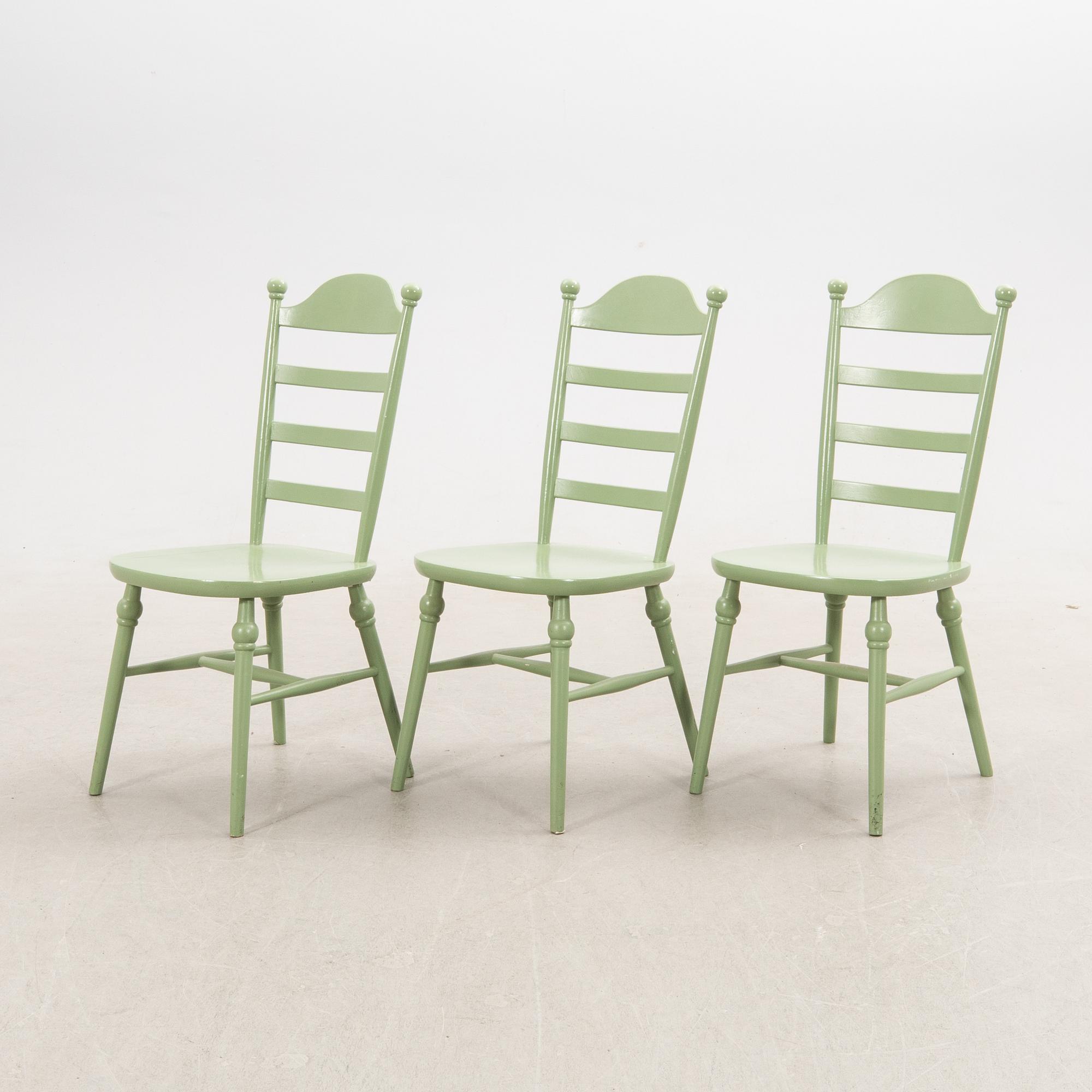 Stolar 6 st. Nesto, Nässjö stolfabrik 1900-talets andra hälft.