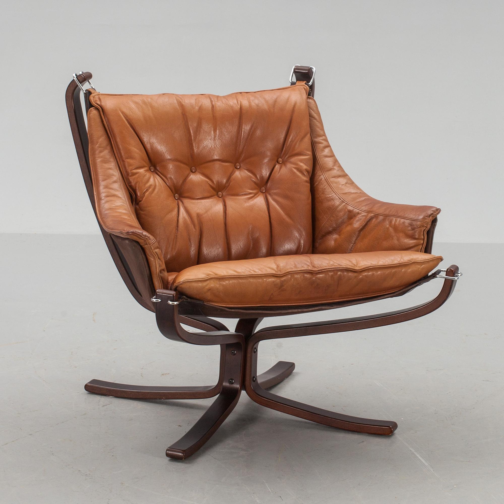 FÅTÖLJ, "Falcon chair", Sigurd Russel, Vatne möbler, Norge, 1900-talets andra hälft.