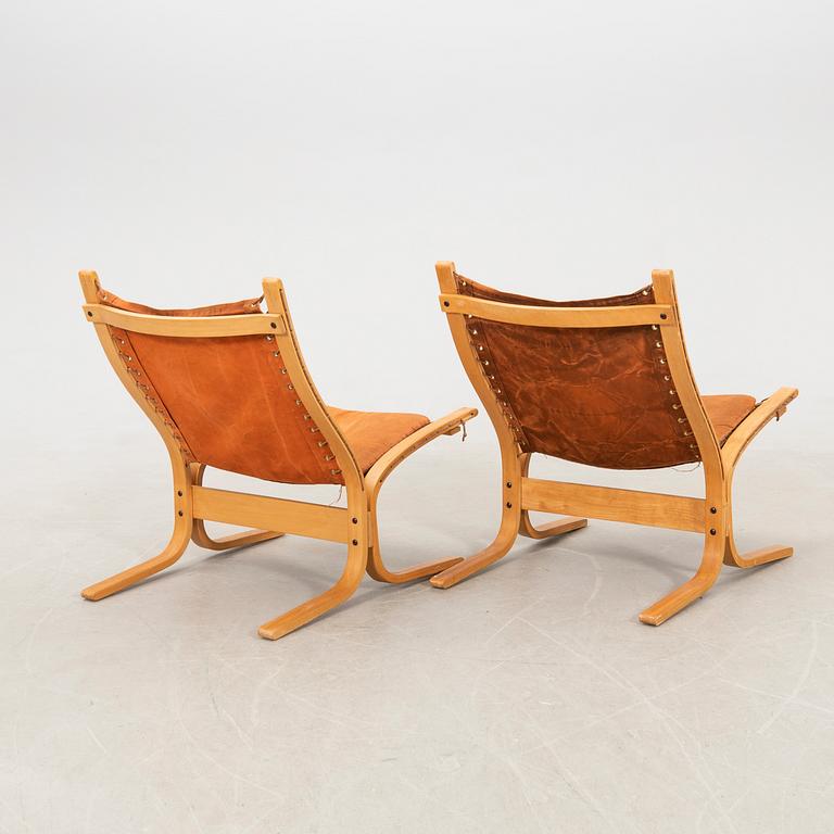 Ingemar Relling, a pair of "Siesta" armchairs, Westnofa, Norway.