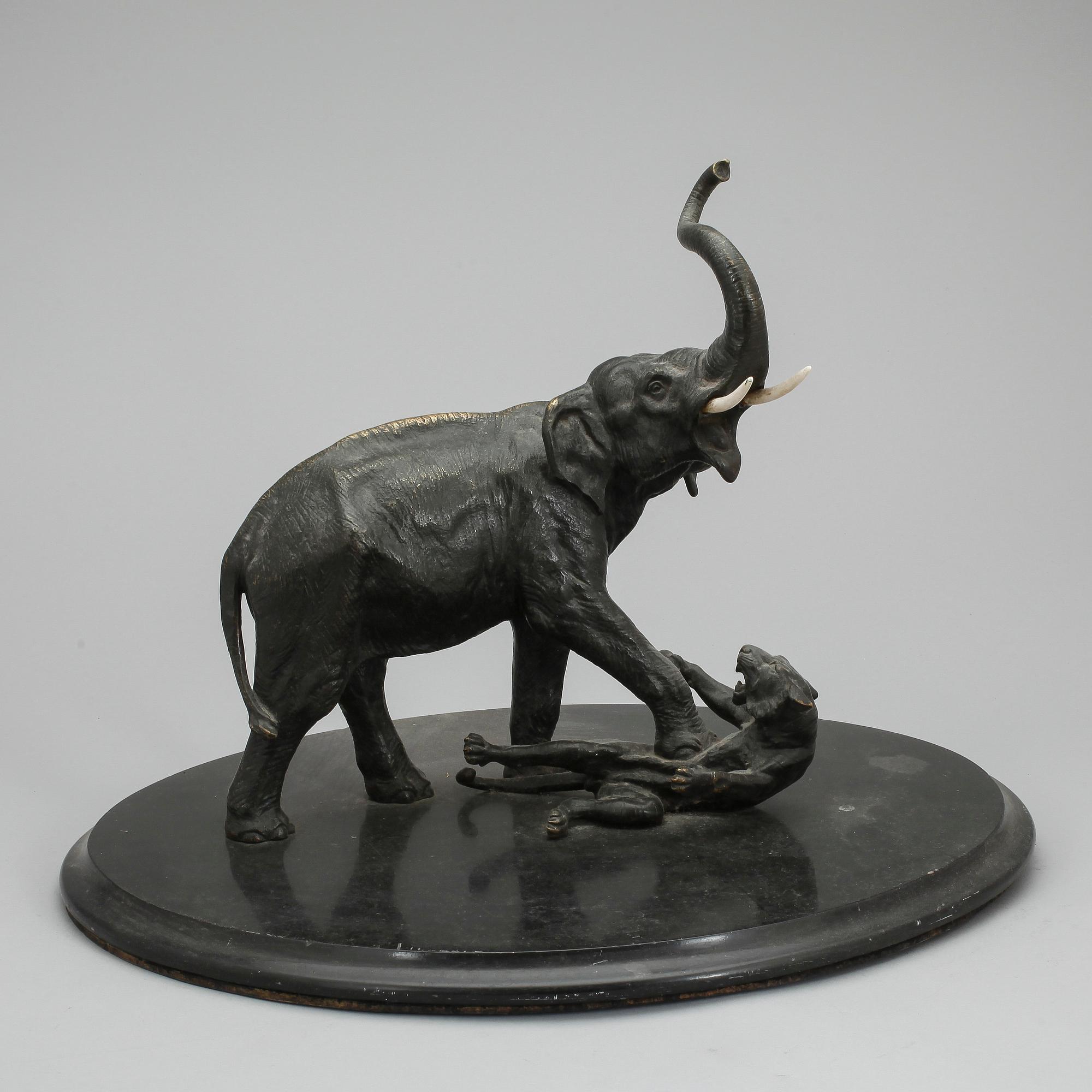 SKULPTUR, brons, omkring 1900.