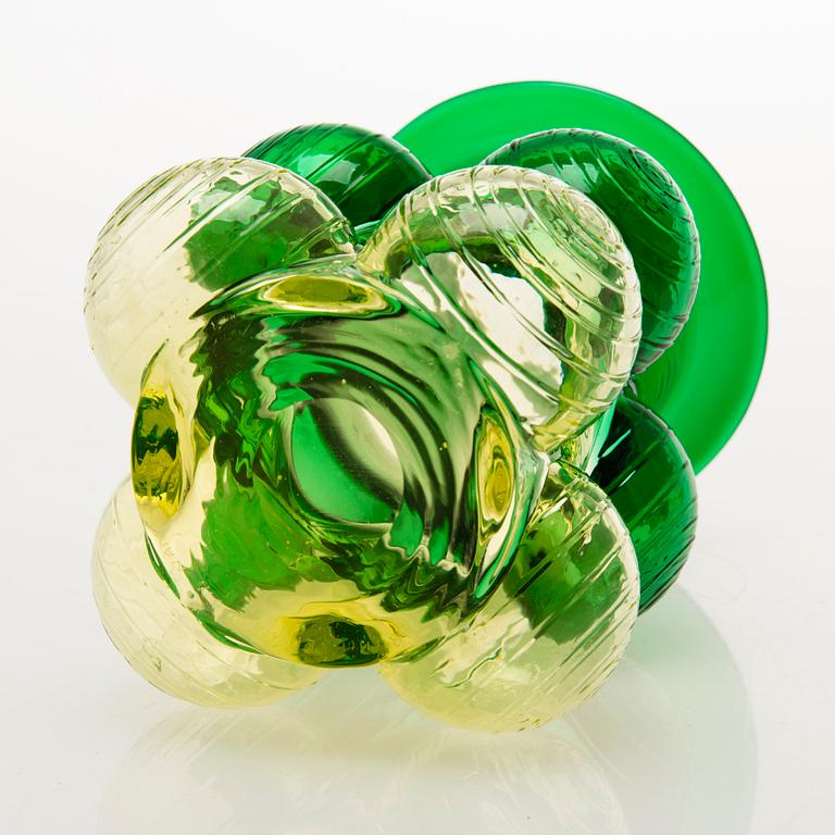 NANNY STILL, MALJAKKO, "Pajazzo", signeerattu Riihimäen Lasi oy Nanny Still. 1970-luku.