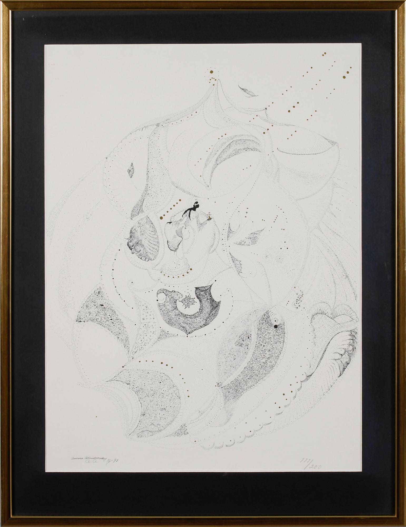 AURORA ALBINSDOTTER, litografi, monogramsignerad och numrerad 111/200.
