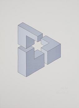 OSCAR REUTERSVÄRD, 2 st, färglitografier, signerade och numrerade XXIX/XXX.