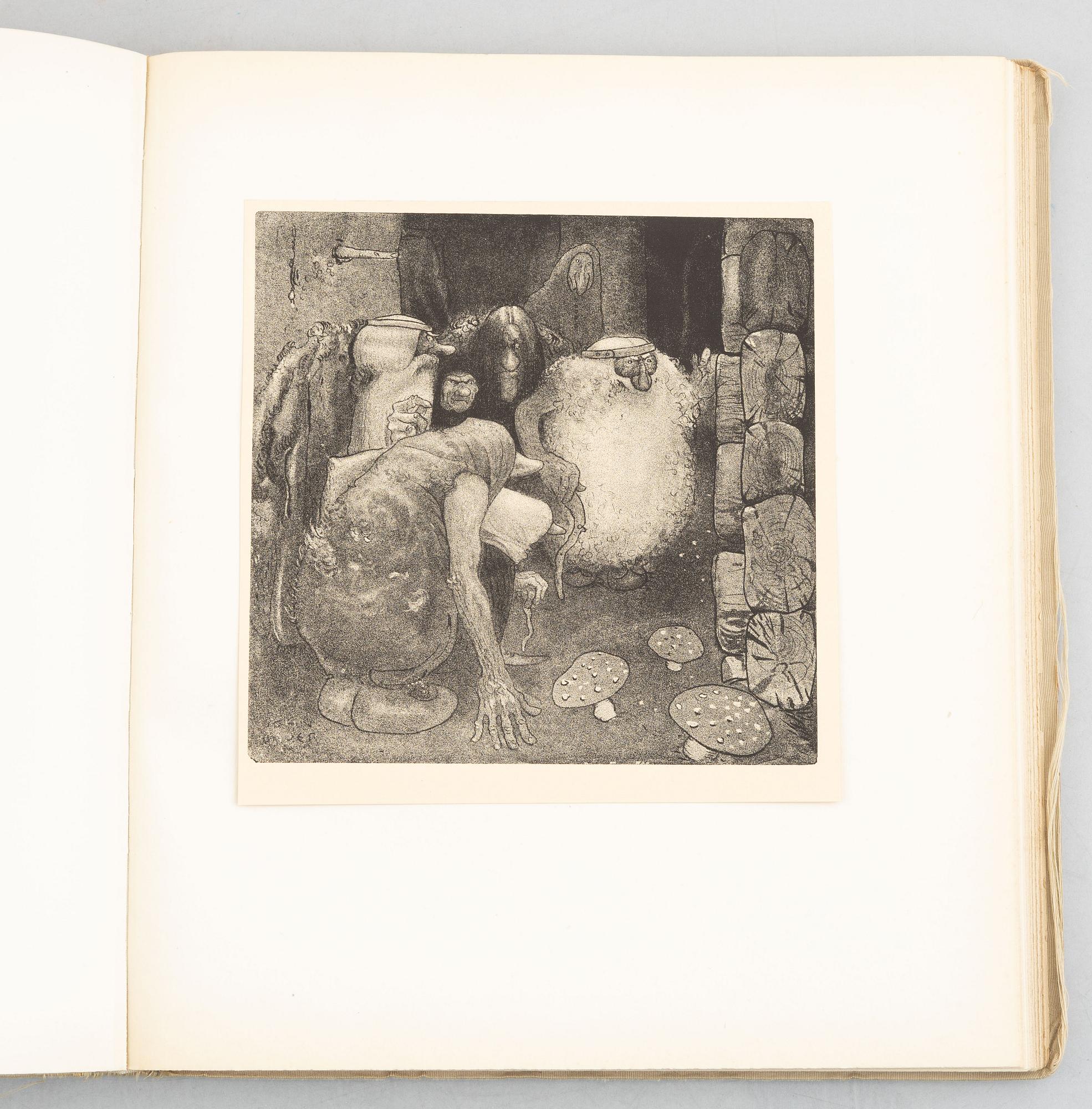 "John Bauer: trettio bilder i mezzotypi till ett urval sagor i bland Tomtar och troll åren 1907-1915", Stockholm, 1918.
