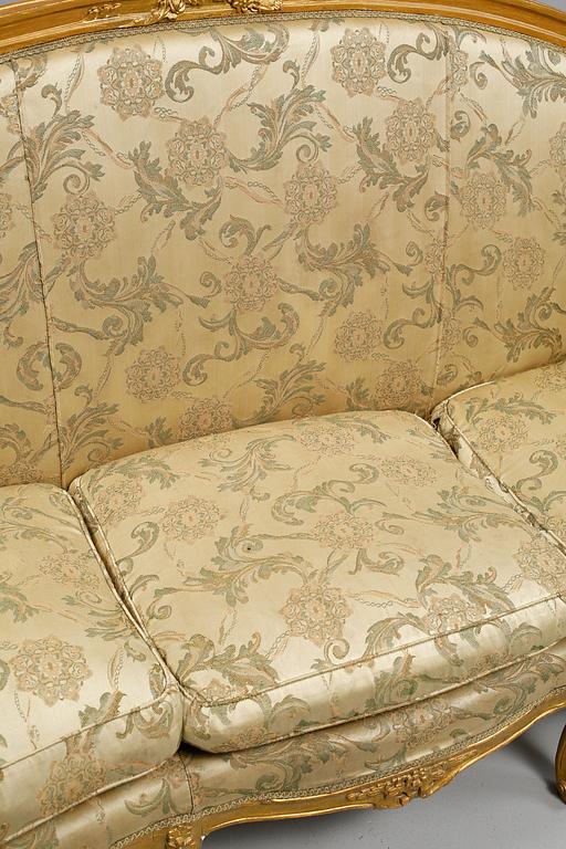 SOFFA, Louis XV-stil, 1900-talets andra hälft.