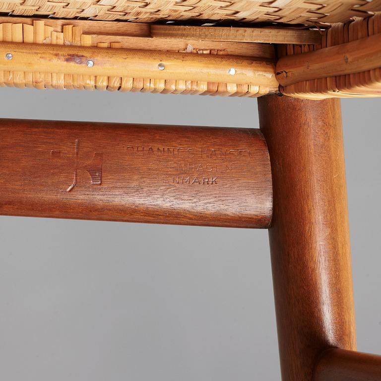 Hans J. Wegner, "Kohornsstolen/ Cowhorn chair", sex stycken, "JH-505", Johannes Hansen, Danmark 1950-60.
