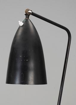 A Greta Magnusson Grossman black lacquered 'Grasshopper' floor lamp, Bergboms, Sweden 1950's, model G-33.