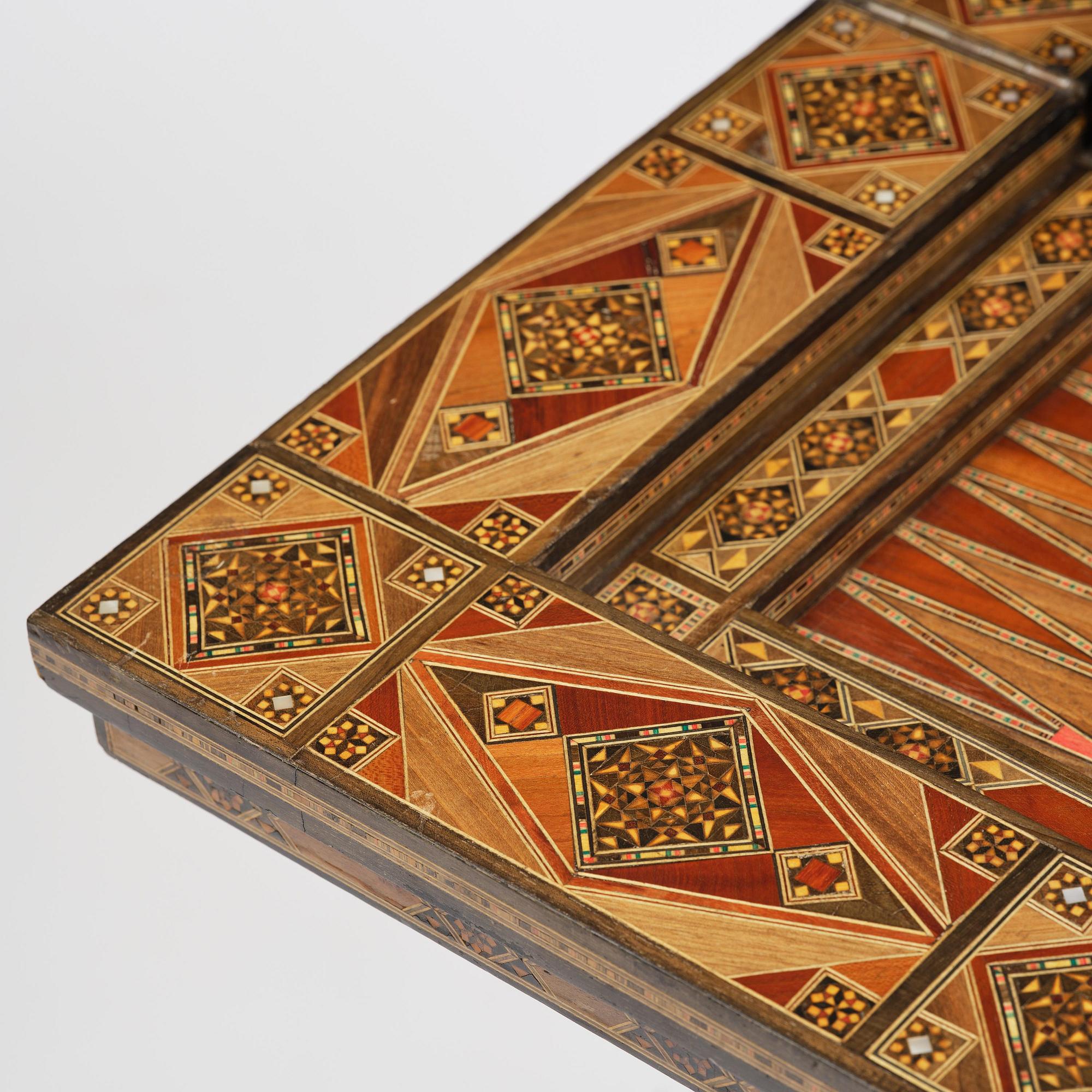 Spelbord, Damaskus Syrien, omkring år 1900.
