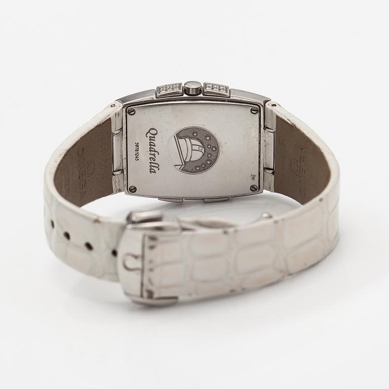 Omega, Constellation, Quadrella, wristwatch, 27 x 33 mm.