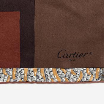 Cartier, a silk scarf.