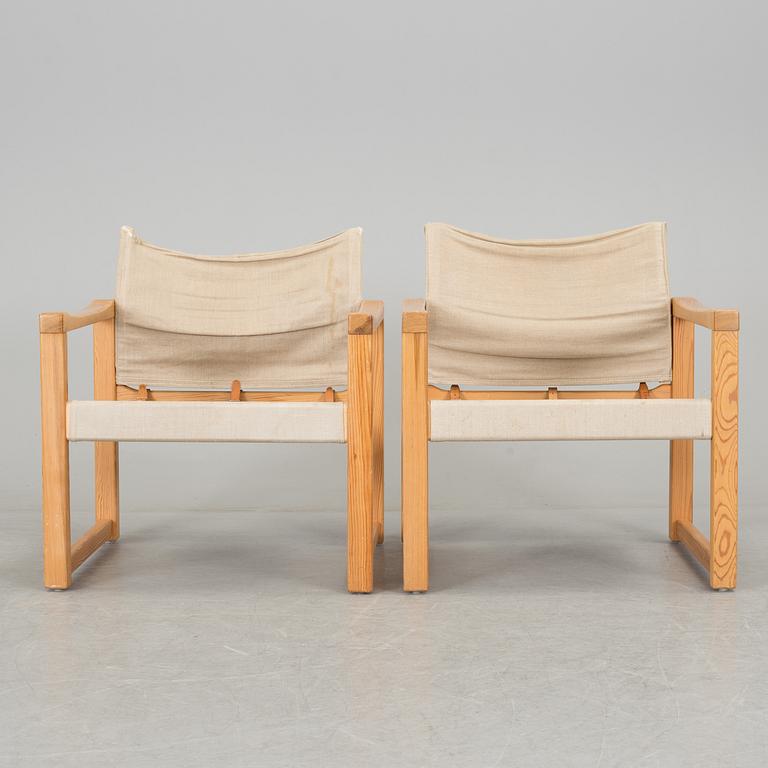 KARIN MOBRING, fåtöljer, ett par, "Diana", IKEA, 1970-tal.