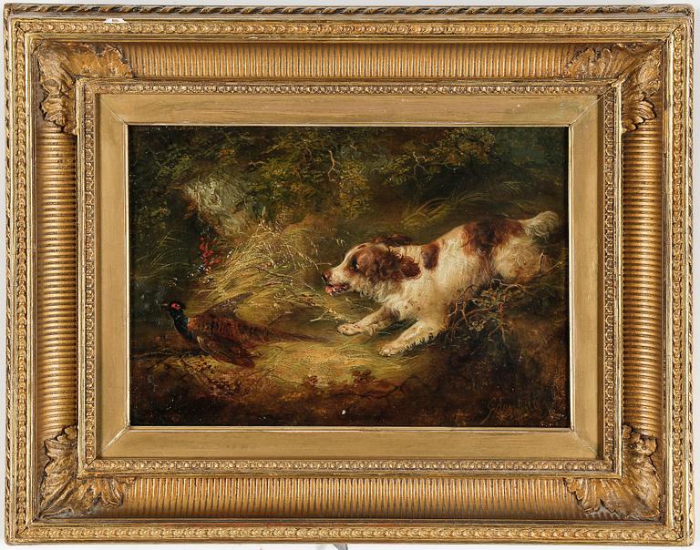 GEORGE ARMFIELD, olja på duk, signerad.