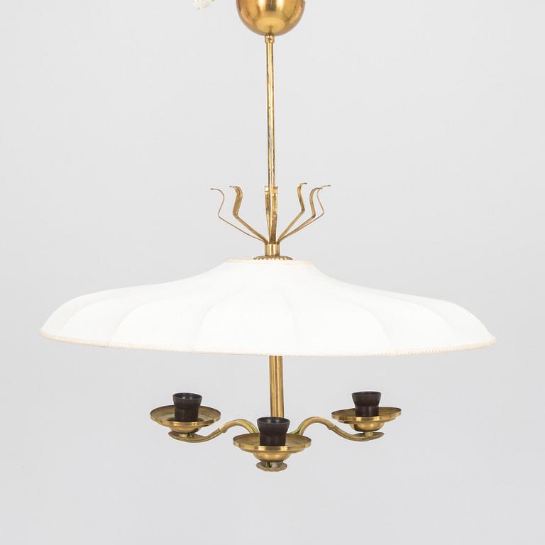 A mid-20th century model 'ER 62/3' ceiling light for Itsu, Finland.