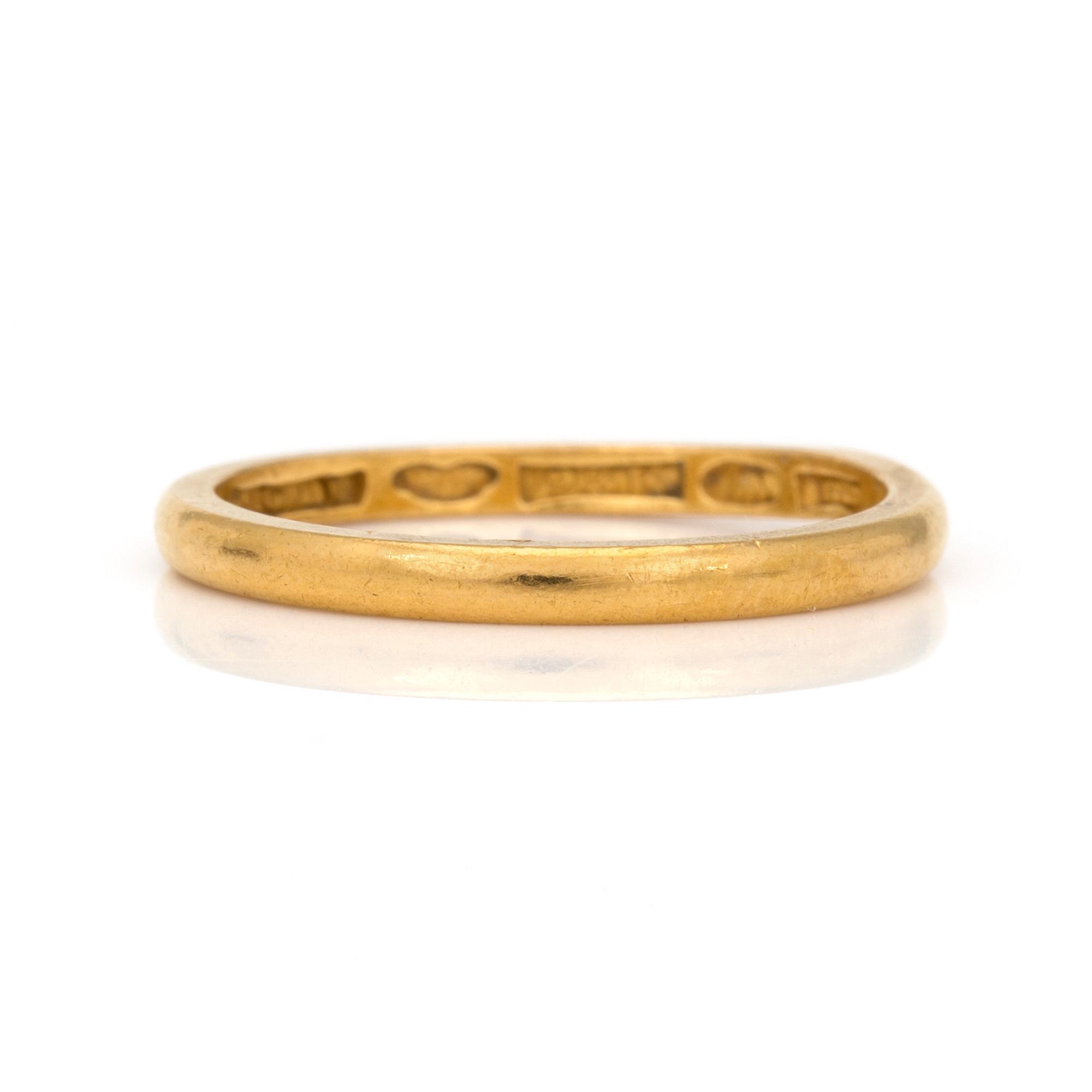 A 23K gold ring.