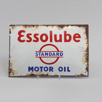 REKLAMSKYLT, emalj, 1900-talets andra hälft.