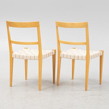 Bruno Mathsson, chairs, 8 pcs, "Mimat", Bruno Mathsson International, Värnamo, 1995-98.