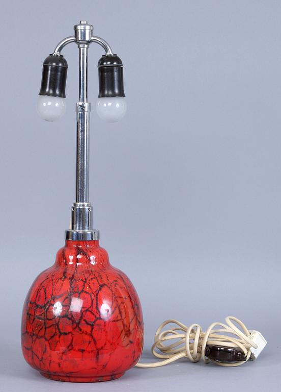 BORDSLAMPA, art deco, 1930-tal.