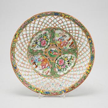 Parti porslin, sex delar, Kina, Kanton, 1800-tal samt1900-tal.